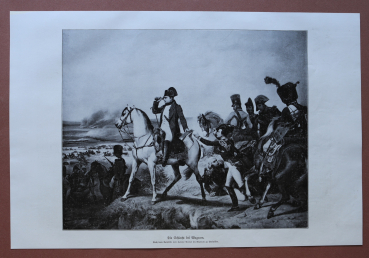 Kunst Druck Wagram 1909 Horace Bernet Die Schlacht bei Wagram Napoleon I